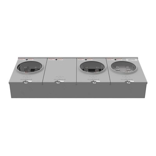 Main product image of 125A Ringless 3-Position Meter Socket, Lever Bypass, 4-Jaw, 1-Phase, 300V, NEMA 3R, U3763-XL