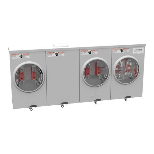 Main product image of 125A Ringless 3-Position Meter Socket, Lever Bypass, 4-Jaw, 1-Phase, 300V, NEMA 3R, U3763-XL