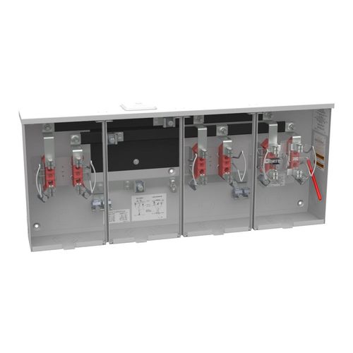Main product image of 125A Ringless 3-Position Meter Socket, Lever Bypass, 4-Jaw, 1-Phase, 300V, NEMA 3R, U3763-XL