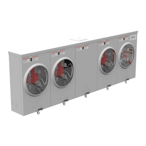 Main product image of 125A Ringless 4-Position Meter Socket, Lever Bypass, 4-Jaw, 1-Phase, 300V, NEMA 3R, U3764-XL