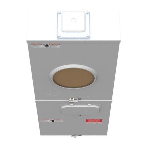 Main product image of 200A Ringless 1-Position Meter Socket, Lever Bypass, 4-Jaw, 1-Phase, 240V, NEMA 3R, Barrel Lock, U3791N-RXL-200-BL