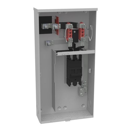 Main product image of 200A Ring-Type 1-Position Meter Socket, 4-Jaw, 1-Phase, 240V, NEMA 3R, U3798-O-200