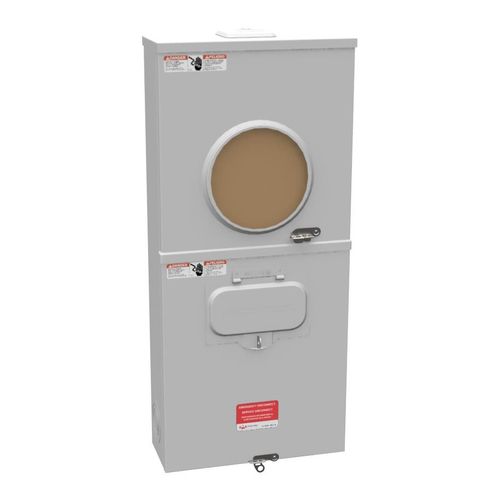 Main product image of 200A Ringless Meter Main with Emergency Disconnect, 1-Phase, NEMA 3R, U3990-XL-200