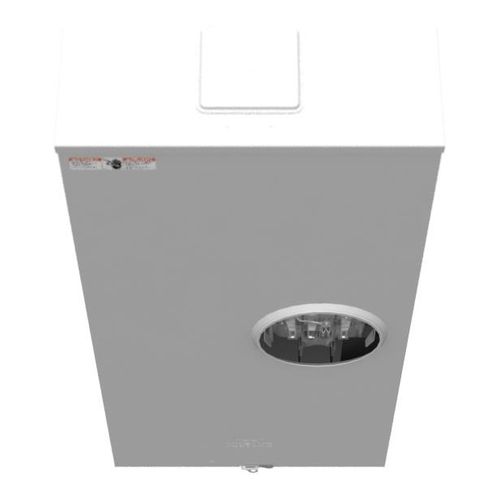 Main product image of 7-Terminal Ringless Large Closing Plate Meter Socket with Lever Bypass and Barrel Lock, U4911-X-BL