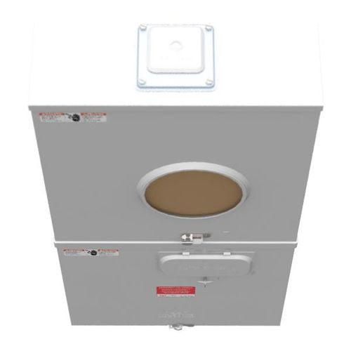 Main product image of 200A Ringless 1-Position Meter Socket, Lever Bypass, 4-Jaw, 1-Phase, 240V, NEMA 3R, Barrel Lock, U5140-RXL-200-BL