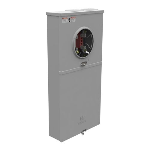 Main product image of 200A Ringless Meter Socket with Horn Bypass, 4-Jaw, 1-Phase, NEMA 3R, U5168-XTL-200-KK-PL