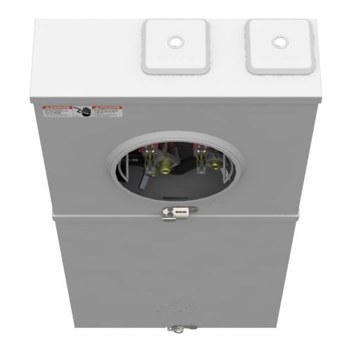 Main product image of 200A Ringless Meter Socket with Horn Bypass, 4-Jaw, 1-Phase, NEMA 3R, U5168-XTL-200-KK-PL
