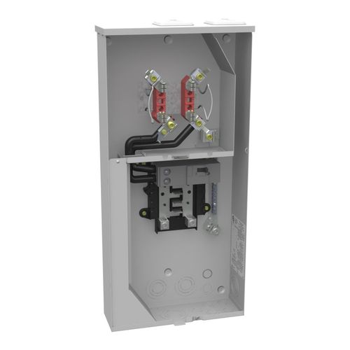 Main product image of 200A Ringless Meter Socket with Horn Bypass, 4-Jaw, 1-Phase, NEMA 3R, U5168-XTL-200-KK-PL