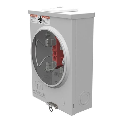 Main product image of 100A Ringless Meter Socket, 4-Jaw, 1-Position, 1-Phase, NEMA 3R, U5934-XL-BLG