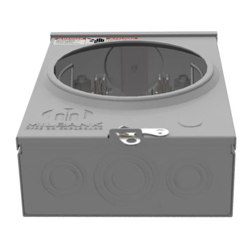 Main product image of 100A Ringless Meter Socket, 4-Jaw, 1-Position, 1-Phase, NEMA 3R, U5934-XL-BLG