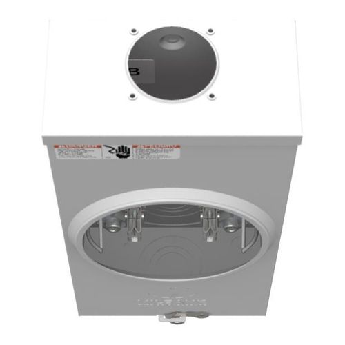 Main product image of 250A Ringless 1-Position Meter Socket, 4-Jaw, 1-Phase, 600V, NEMA 3R, U7021-RL-TG