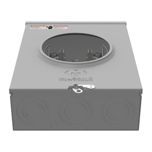 Main product image of 200A Ringless 1-Position Meter Socket, Horn Bypass, 4-Jaw, 1-Phase, 600V, NEMA 3R, U7040-O-TG