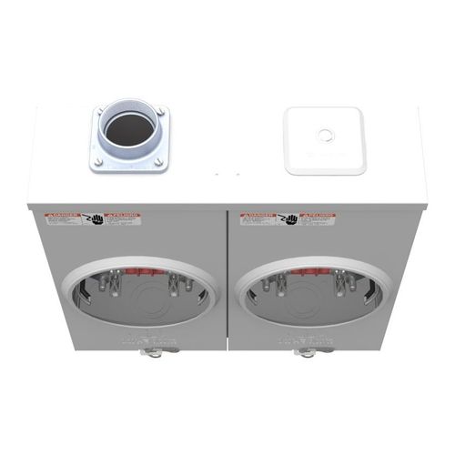 Main product image of 100A Ringless 2-Position Meter Socket, 4-Jaw, 1-Phase, 300V, NEMA 3R, U7362-DL