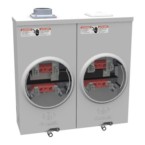 Main product image of 100A Ringless 2-Position Meter Socket, 4-Jaw, 1-Phase, 300V, NEMA 3R, U7362-DL