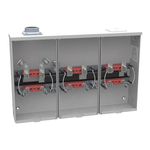 Main product image of 100A Ringless 3-Position Meter Socket, 4-Jaw, 1-Phase, 300V, NEMA 3R, U7363-DL