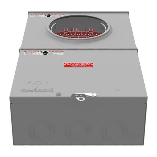 Main product image of 13-Terminal Ringless CT Meter Socket with Test Switch, 3-Phase, 20A, NEMA 3R, NSTAR, UC4966-O-WC-21-NST