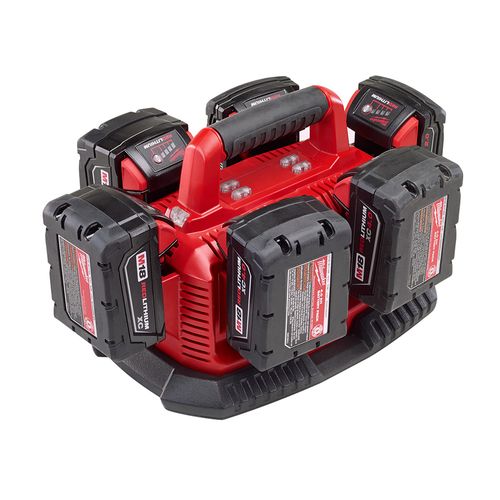 Main product image of M18 18-Volt Lithium-Ion 6-Port Sequential Battery Charger