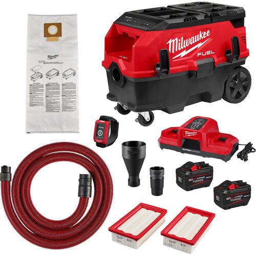 Main product image of M18 FUEL 9 Gallon Dual Battery Dust Extractor w/ PACKOUT Compatibility and VACLINK Kit