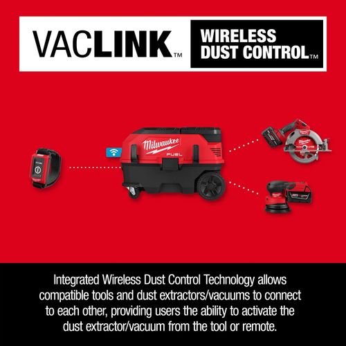 Main product image of M18 FUEL 9 Gallon Dual Battery Dust Extractor w/ PACKOUT Compatibility and VACLINK Kit