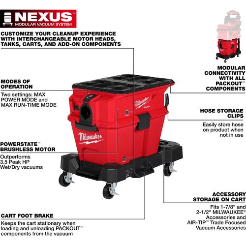 Main product image of M18 FUEL NEXUS 6 Gallon Wet/Dry Vacuum w/ PACKOUT Compatibility, 0915-20