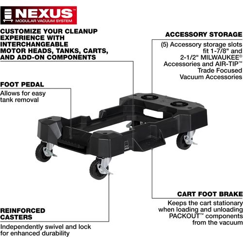 Main product image of NEXUS Wet/Dry Vacuum Cart, 0943-20