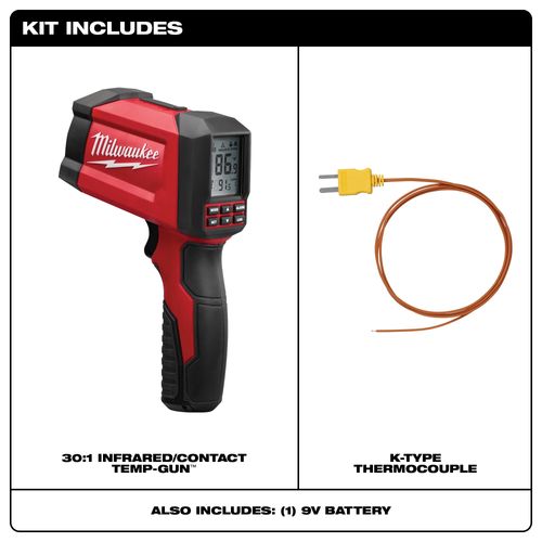 Main product image of 30:1 Infrared/Contact Temp-Gun, 2269-20