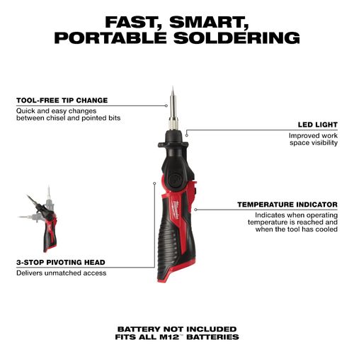 Main product image of M12 Soldering Iron (Tool Only)