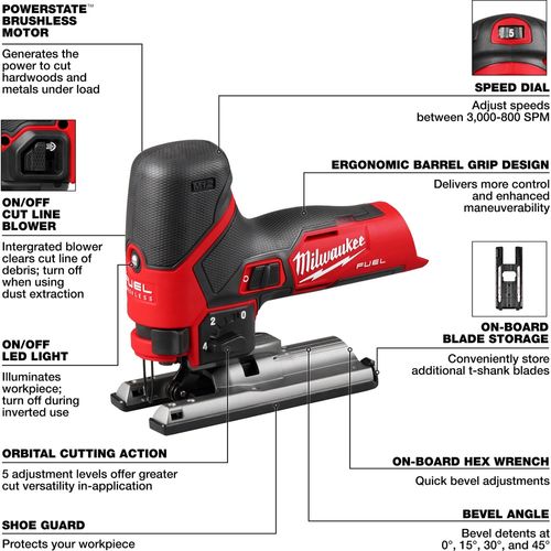 Main product image of M12 FUEL Jig Saw, 2545-20