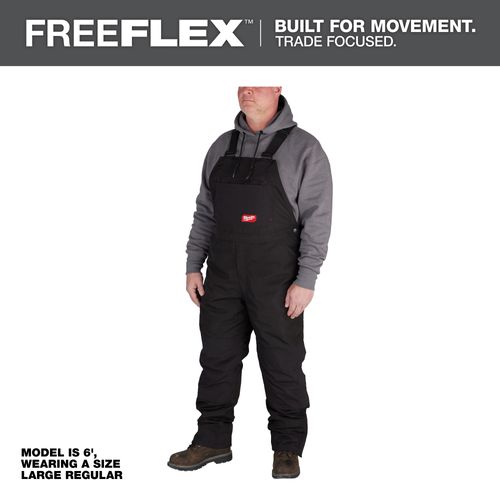 Main product image of Black FREEFLEX Bib Overall (2XL Tall), 262B-2XT