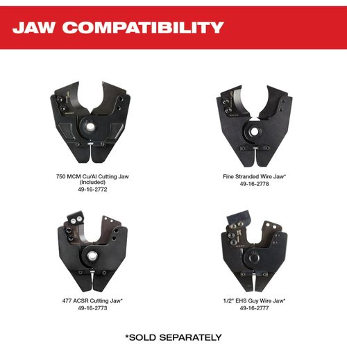 Main product image of M18 FORCE LOGIC Cable Cutter with 750 MCM Cu Jaws, 2672-20