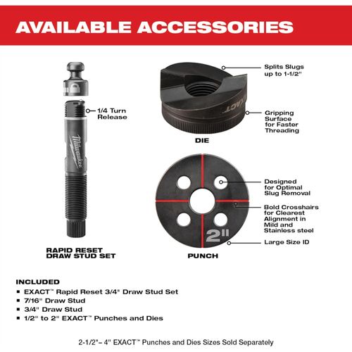 Main product image of M18 FORCE LOGIC 6T Knockout Tool 1/2" - 2" , 2677-02