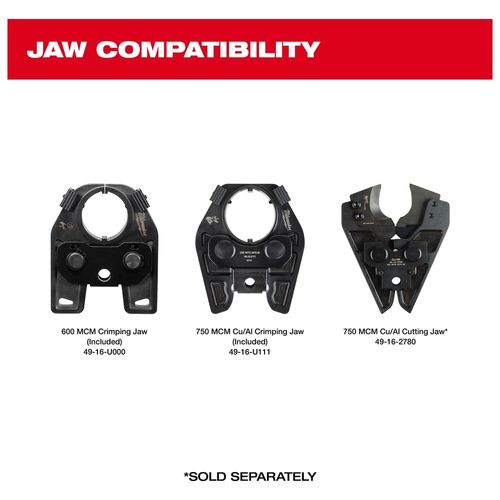 Main product image of M18 FORCE LOGIC 600 MCM Cu Crimper w/ 750 MCM Expanded Jaw and Dies, 2679-750CU