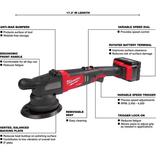 Main product image of M18 FUEL 21mm Random Orbital Polisher Kit, 2685-22HD