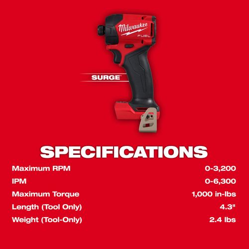 Main product image of M18 FUEL SURGE 1/4" Hex Hydraulic Driver (Tool Only)