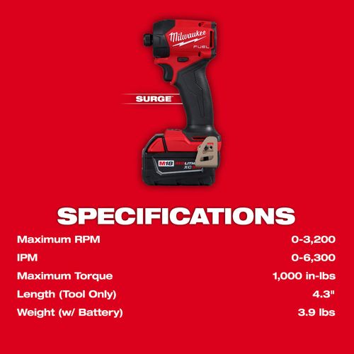 Main product image of M18 FUEL SURGE 1/4" Hex Hydraulic Driver Kit