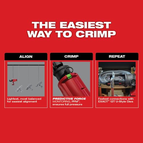 Main product image of M18 FORCE LOGIC 750 MCM Crimper with #6 - 750 MCM Al Dies, 2779-750AL