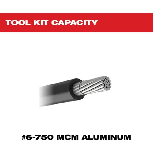Main product image of M18 FORCE LOGIC 750 MCM Crimper with #6 - 750 MCM Al Dies, 2779-750AL