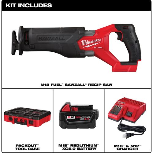 Main product image of M18 FUEL SAWZALL Recip Saw PACKOUT Kit, 2821-21PO