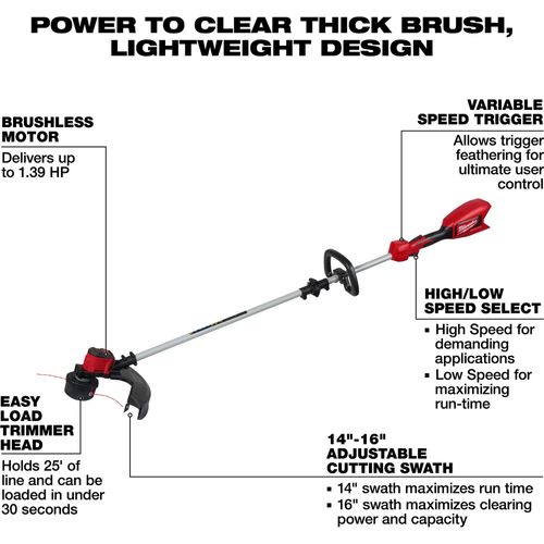 Main product image of M18 Brushless String Trimmer (Tool-Only), 2828-20E