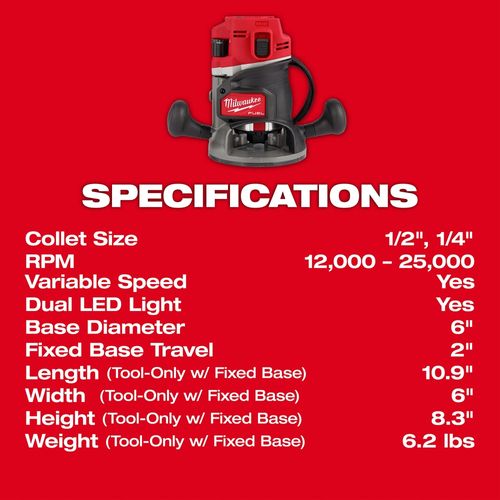 Main product image of M18 FUEL 1/2" Router, 2838-20