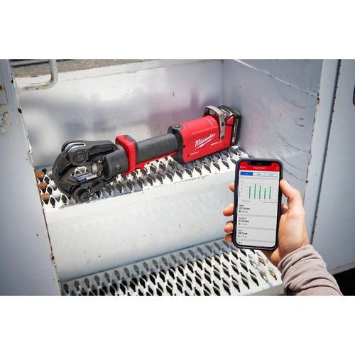 Main product image of M18 FORCE LOGIC 11T Dieless Latched Linear Utility Crimper, 2876-20