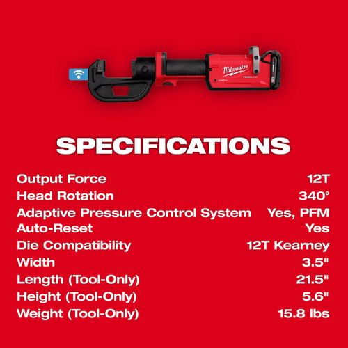 Main product image of M18 FORCE LOGIC 12T Kearney Linear Crimper Kit, 2878K-22