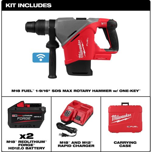 Main product image of M18 FUEL 1-9/16" SDS Max Rotary Hammer Kit w/ ONE KEY, 2917-22HD