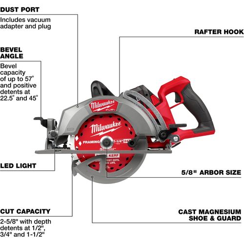 Main product image of M18 FUEL 7-1/4" Rear Handle Circular Saw Kit, 2930-21HD