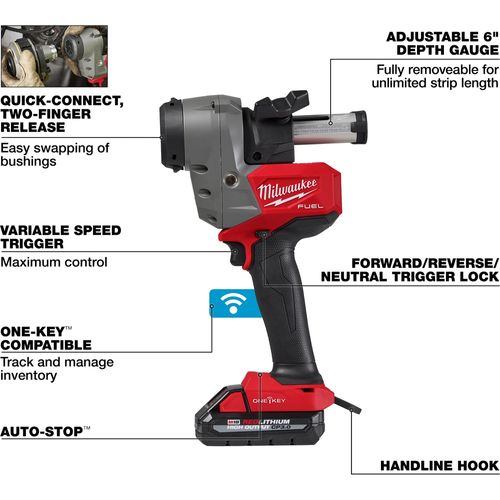 Main product image of M18 FUEL Covered Conductor Cable Stripper Kit w/ Adjustable Bushings, 2937-21