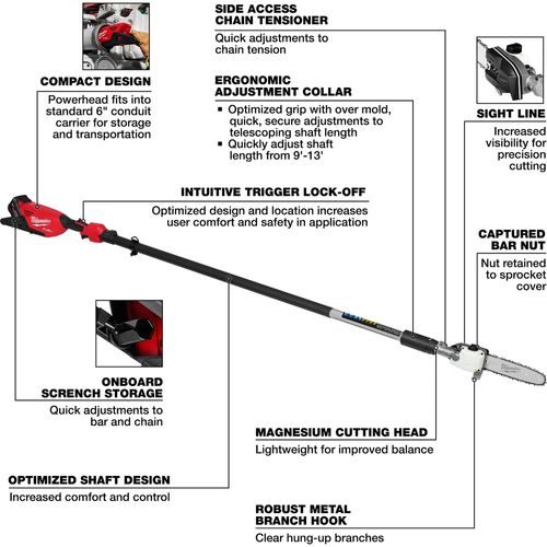 Main product image of M18 FUEL Telescoping Pole Saw Kit, 3013-21
