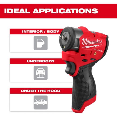 Main product image of M12 FUEL 1/4" Subcompact Impact Wrench w/ Friction Ring, 3048-20