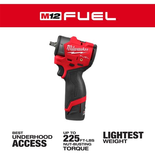 Main product image of M12 FUEL 3/8" Subcompact Impact Wrench w/ Friction Ring Kit, 3049-22