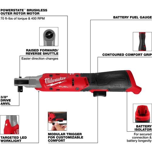 Main product image of M12 FUEL 3/8" Ratchet, 3053-20