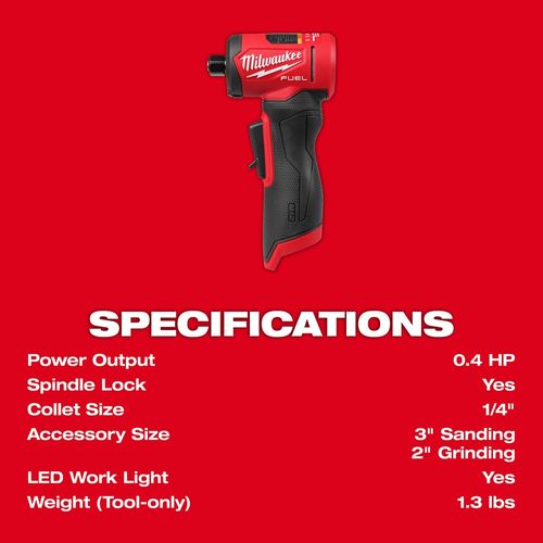 Main product image of M12 FUEL 1/4" Right Angle Die Grinder, 3485-20